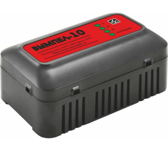 Изображение товара Зарядное устройство Вымпел Вымпел-10 автомат, 1.2А, 4.2-12,6В, для Li-pol/Li-ion АКБ, балансир 2050