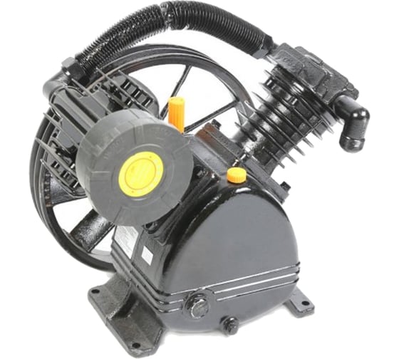 Изображение товара Голова компрессорная 2-х поршневая 4 кВт, производительность 480 л/мин, давление 12.5 бар Forsage 6311 F-TB190T F-TB190T(6311)