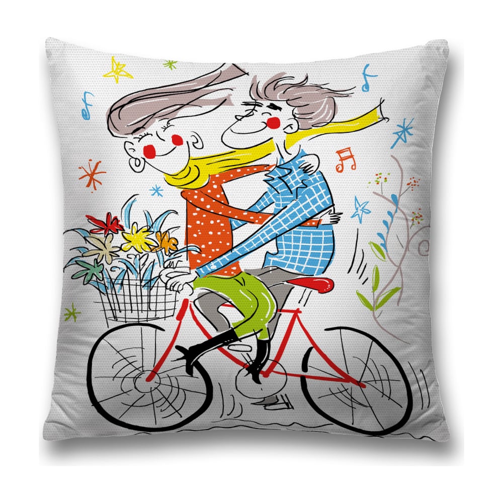 Изображение товара Декоративная наволочка JoyArty 45х45 см с молнией яркие цвета