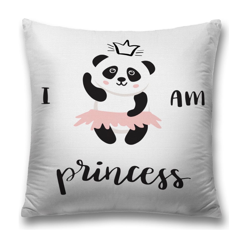 Изображение товара Декоративная наволочка JoyArty sl_62221 45х45 см черный розовый белый