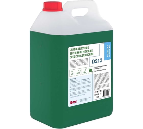 Изображение товара Слабощелочное беспенное моющее средство для полов АиС BIOSOAP Proffecional / D212 5л 9060295