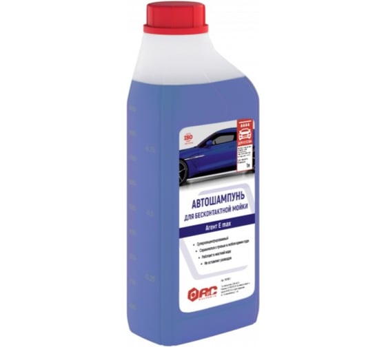 Изображение товара Автошампунь Агент Е max для бесконтактной мойки 1л АиС 7011901