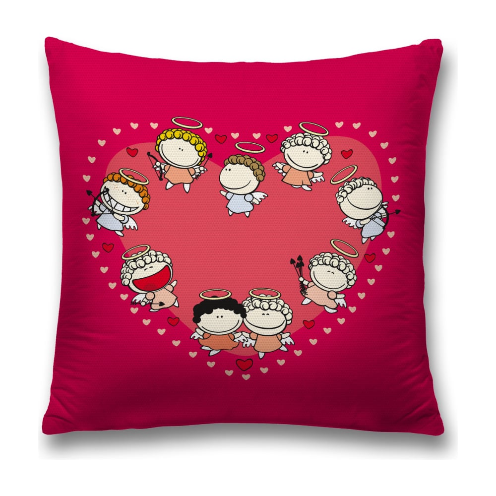 Изображение товара Декоративная наволочка JoyArty sl_91936 45x45 см красный розовый полиэстер