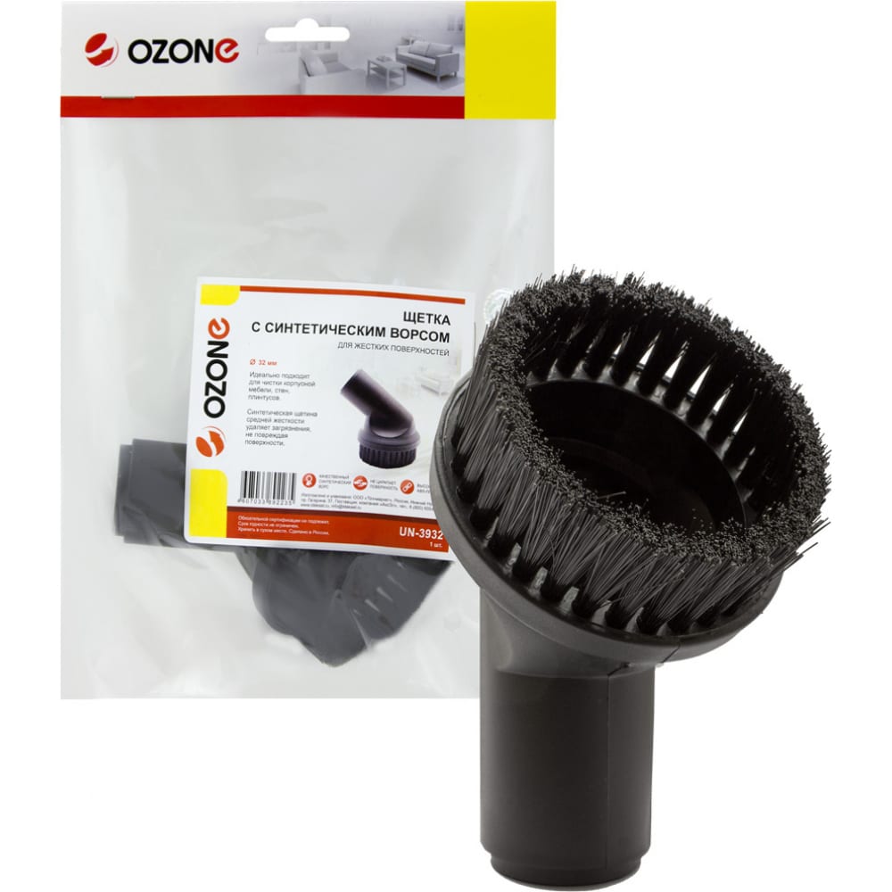 Насадка для жестких поверхностей для бытового пылесоса OZONE насадка для пылесоса soteco 06384 для сухой пыли 38 мм