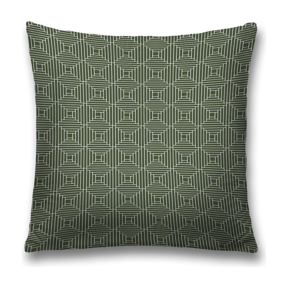 Изображение товара Декоративная наволочка JoyArty sl_30570 45x45 см из полиэстера белая и оливковая