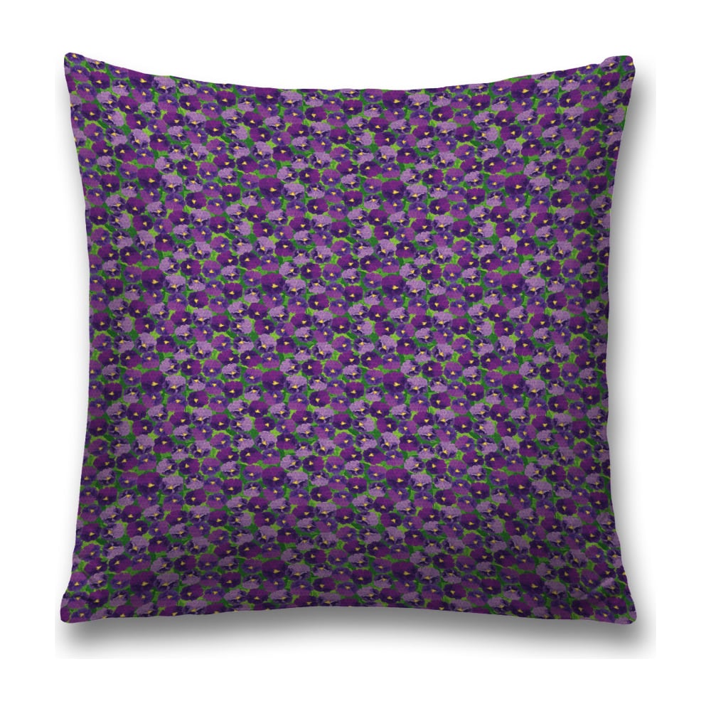 Изображение товара Декоративная наволочка JoyArty 45х45 см полиэстер зеленая фиолетовая