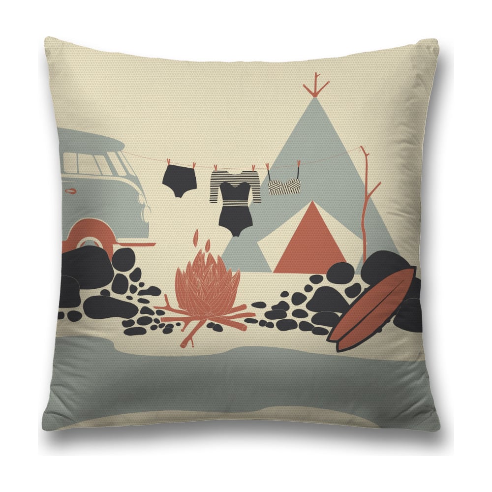 Изображение товара Декоративная наволочка JoyArty sl_62798 45x45 см коричневая и серая