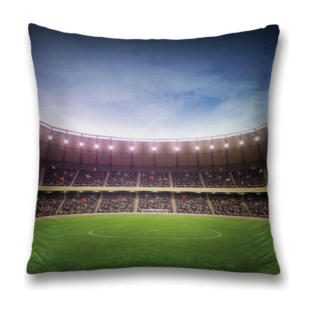 Изображение товара Декоративная наволочка JoyArty Стадион со зрителями 45x45 см на молнии