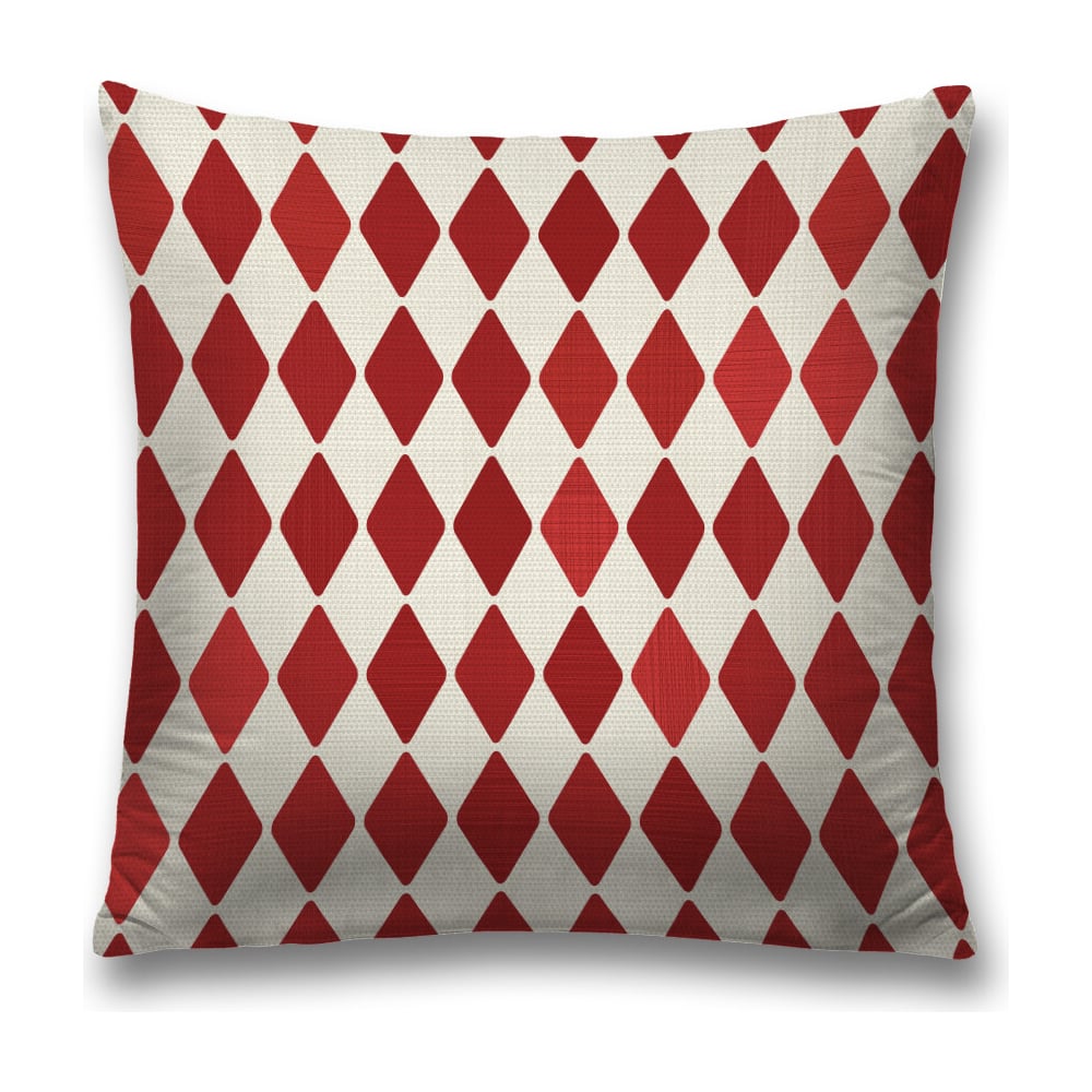 Изображение товара Декоративная наволочка JoyArty sl_62859 45х45 см полиэстер бордовая кремовая белая