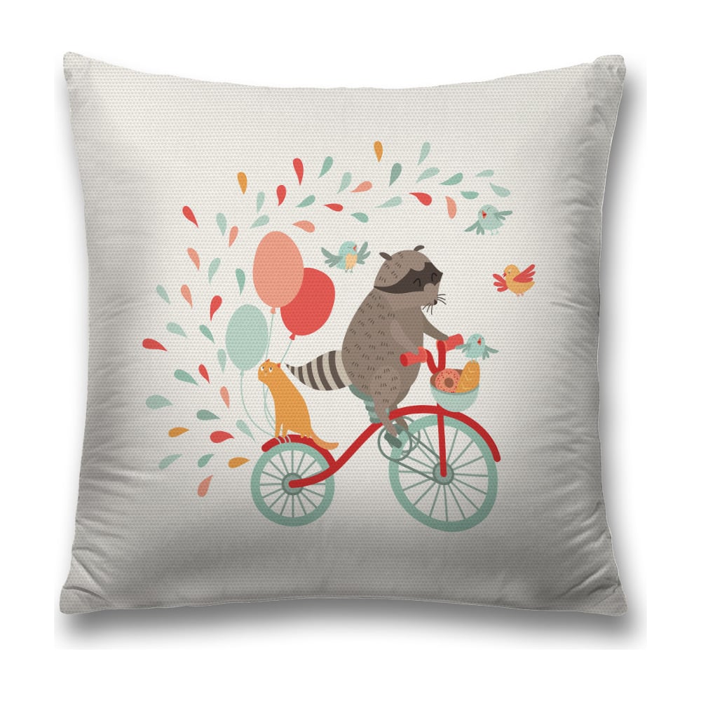 Изображение товара Декоративная наволочка JoyArty 45х45 см из полиэстера с молнией