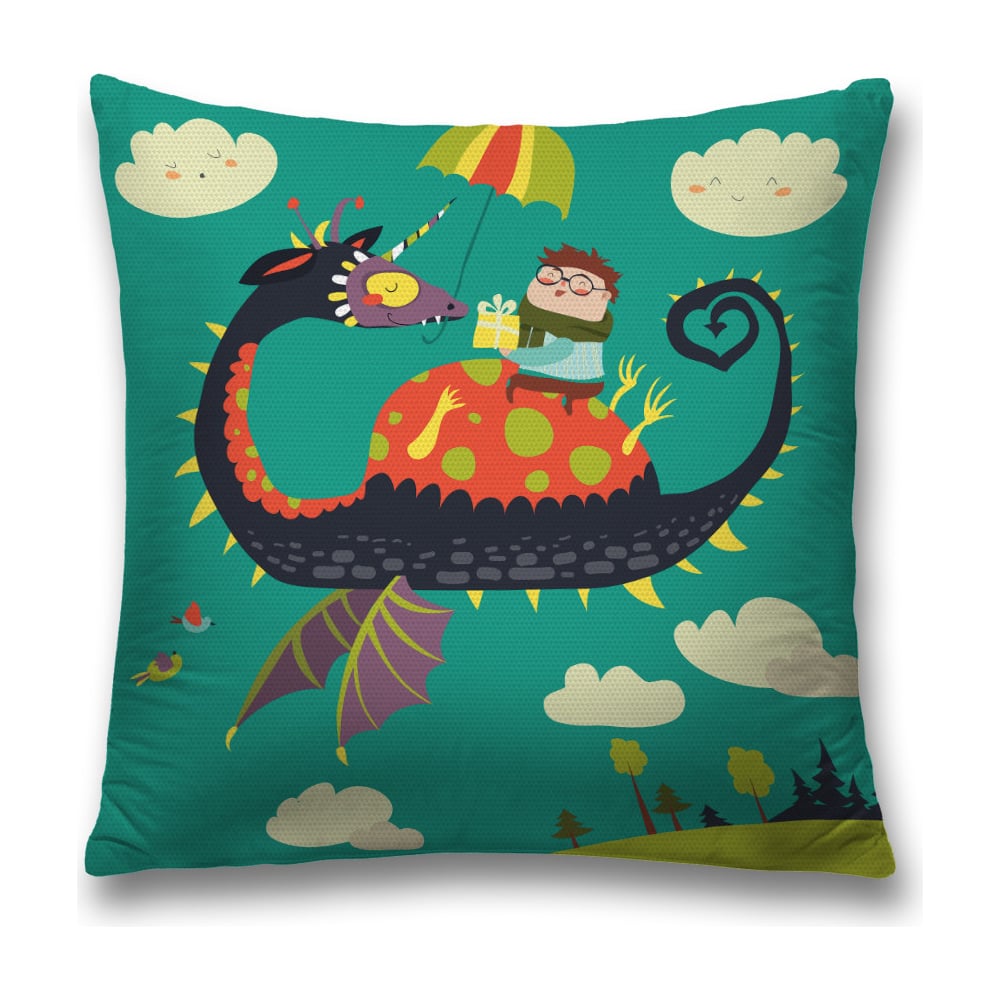 Изображение товара Декоративная наволочка JoyArty 45х45 см с застежкой молния яркая