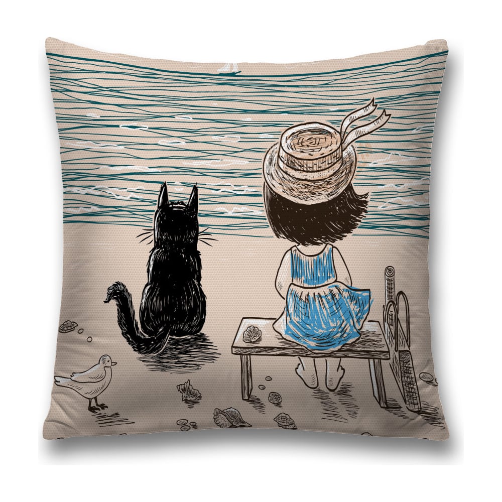 Изображение товара Декоративная наволочка JoyArty 45х45 см полиэстер с молнией