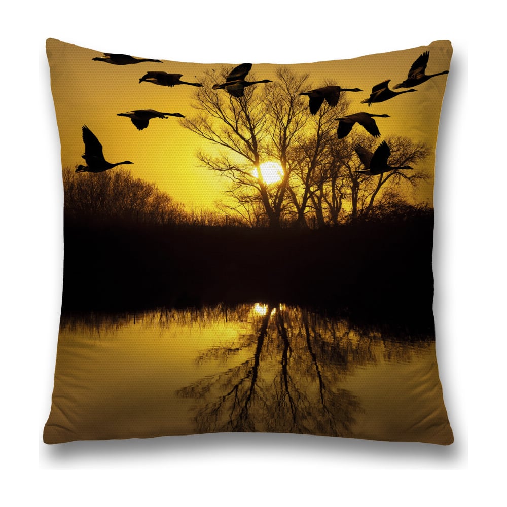 Изображение товара Декоративная наволочка JoyArty sl_30801 45x45 см яркая желто-черная полиэстер