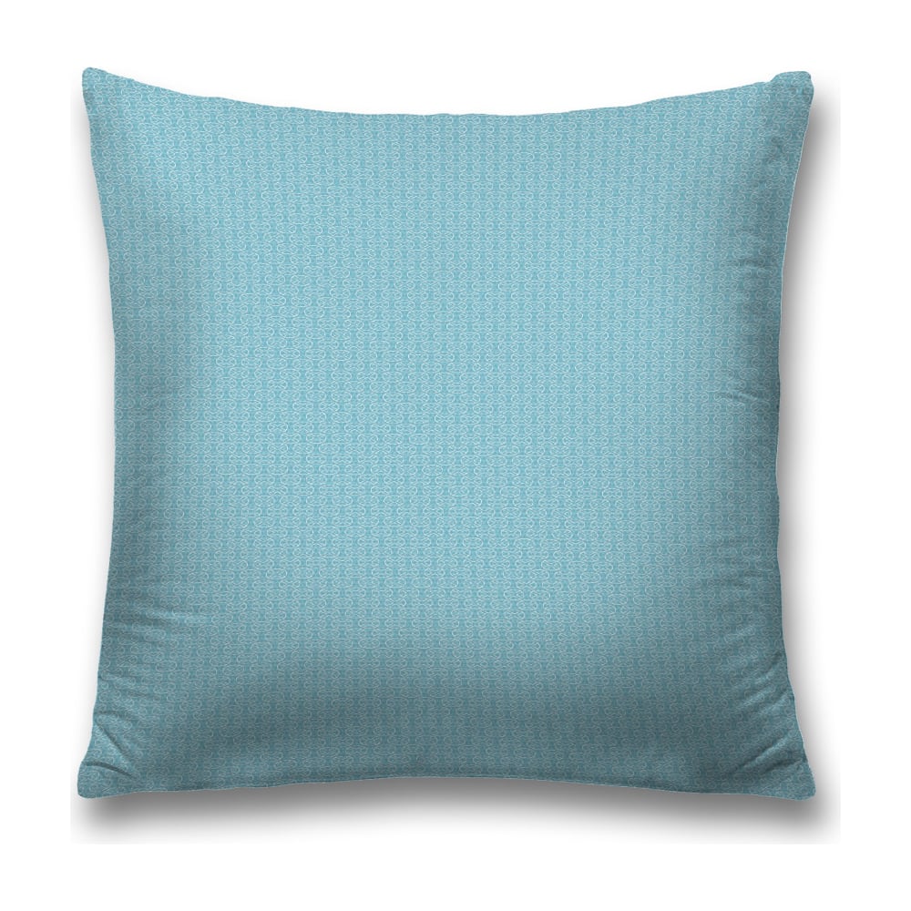 Изображение товара Декоративная наволочка JoyArty размер 45х45 см голубая светло-серая молния полиэстер