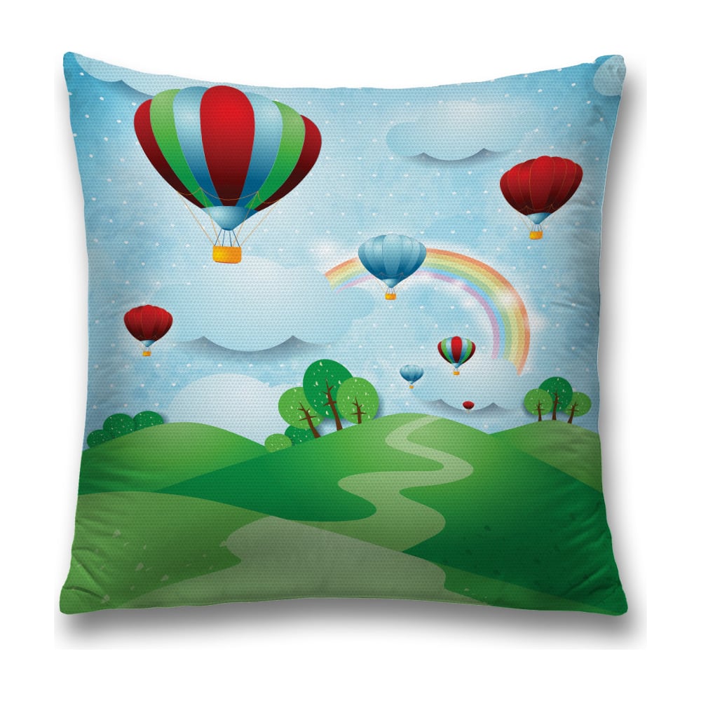 Изображение товара Декоративная наволочка JoyArty 45х45 см яркие цвета из полиэстера