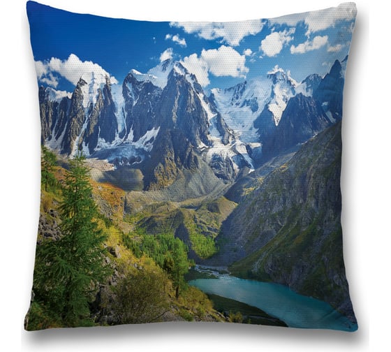 Изображение товара Декоративная наволочка JoyArty Любовь к природе на молнии, 45x45 см  sl_378796