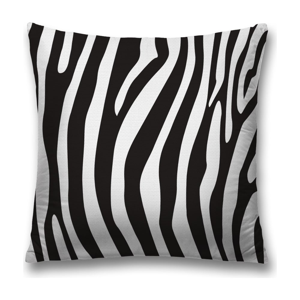 Изображение товара Декоративная наволочка JoyArty зебра 45x45 см на молнии для стильного интерьера