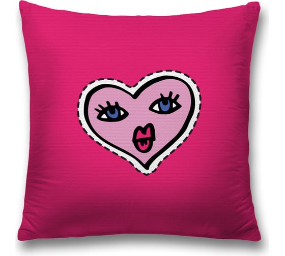 Изображение товара Декоративная наволочка JoyArty Сердце чехол на молнии, 45x45 см sl_422701