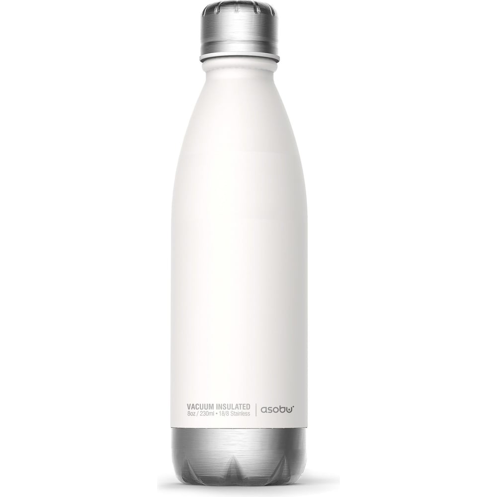 фото Термобутылка asobu central park travel bottle 0.51 л, белая/серебристая sbv17 white-silver