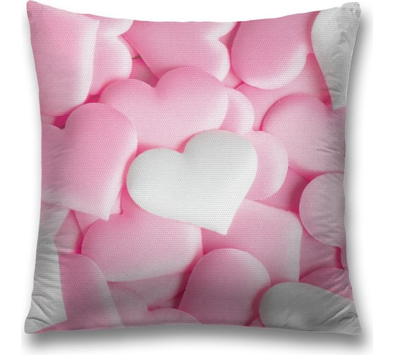 Изображение товара Декоративная наволочка JoyArty Вкусные сердечки чехол на молнии, 45x45 см sl_422632