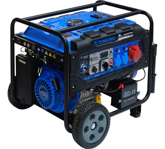Изображение товара Бензиновый генератор Dinking DKA8500EW-3/1 8.5 кВт, электростартер, 17 л.с., колёса, АВР ГЕН022