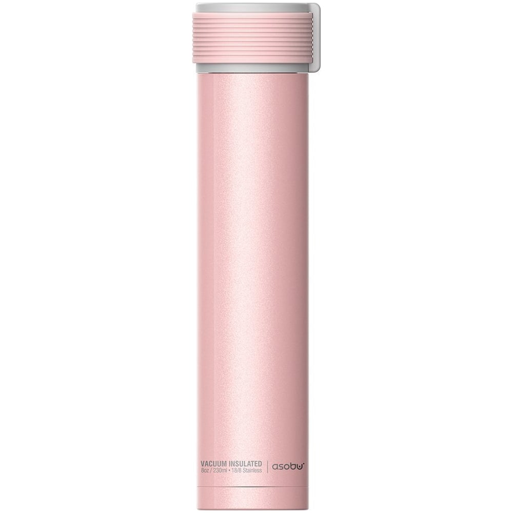 фото Термобутылка asobu skinny mini water bottle 0.23 л, розовая sbv20 pink