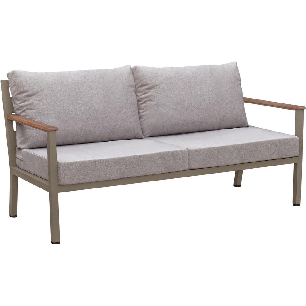 Изображение товара Уличный диван GreenWeen SANTORINI из алюминия и рогожки для улицы