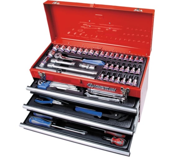 Изображение товара Набор инструментов универсальный, выдвижной ящик, 73 предмета KING TONY 901-073MR