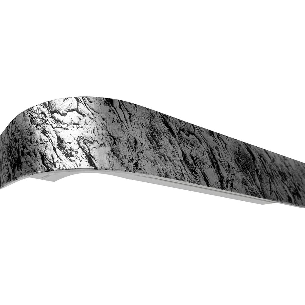 Изображение товара Карниз Эскар классика двухрядный 1,8 м белый с крючками для натяжных потолков