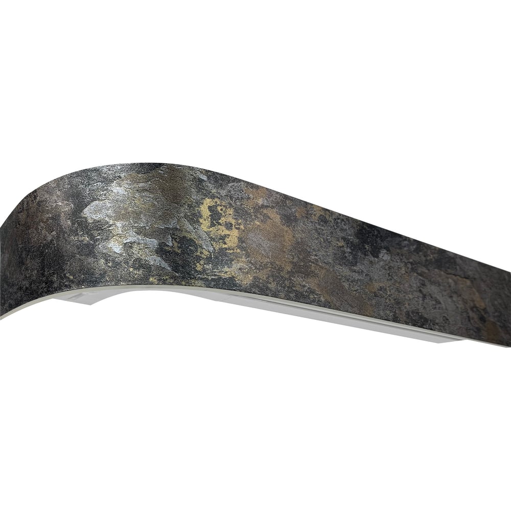 Изображение товара Карниз Эскар классика в сборе 2-х рядный 7 см белый для римских штор