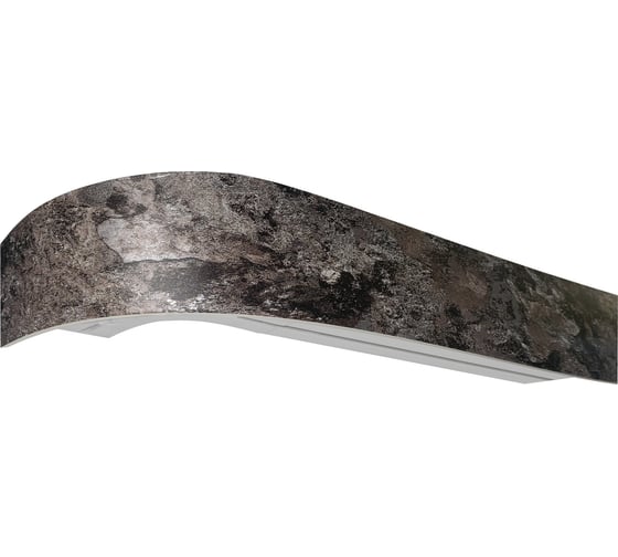 Изображение товара Карниз Эскар классика в сборе 2-х рядный, мармарос тауп, 7 см, 3,0 м, 146440300