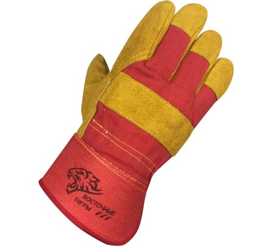 Изображение товара Спилковые комбинированные перчатки АТЛАНТ РЫСЬ TDH_ATL_GL_09