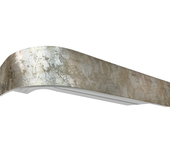 Изображение товара Карниз Эскар классика в сборе 3-х рядный, бархан, 7 см, 3,0 м, 134450300