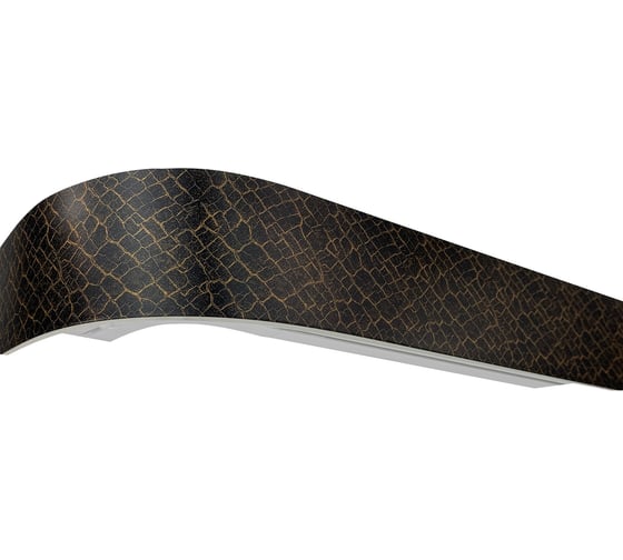 Изображение товара Карниз Эскар классика в сборе 2-х рядный, снейк бронза, 7 см, 3,0 м, 148440300