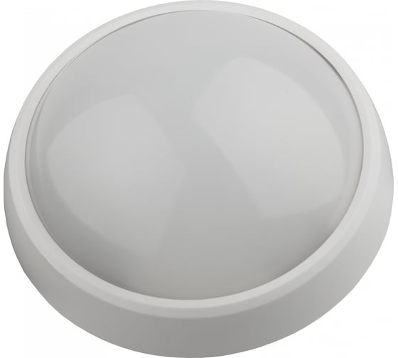 Изображение товара Светодиодный светильник ЭРА SPB-1-08 W IP54 8Вт 4000К 640лм круг 180х75 БЕЛ 24/288 Б0017326