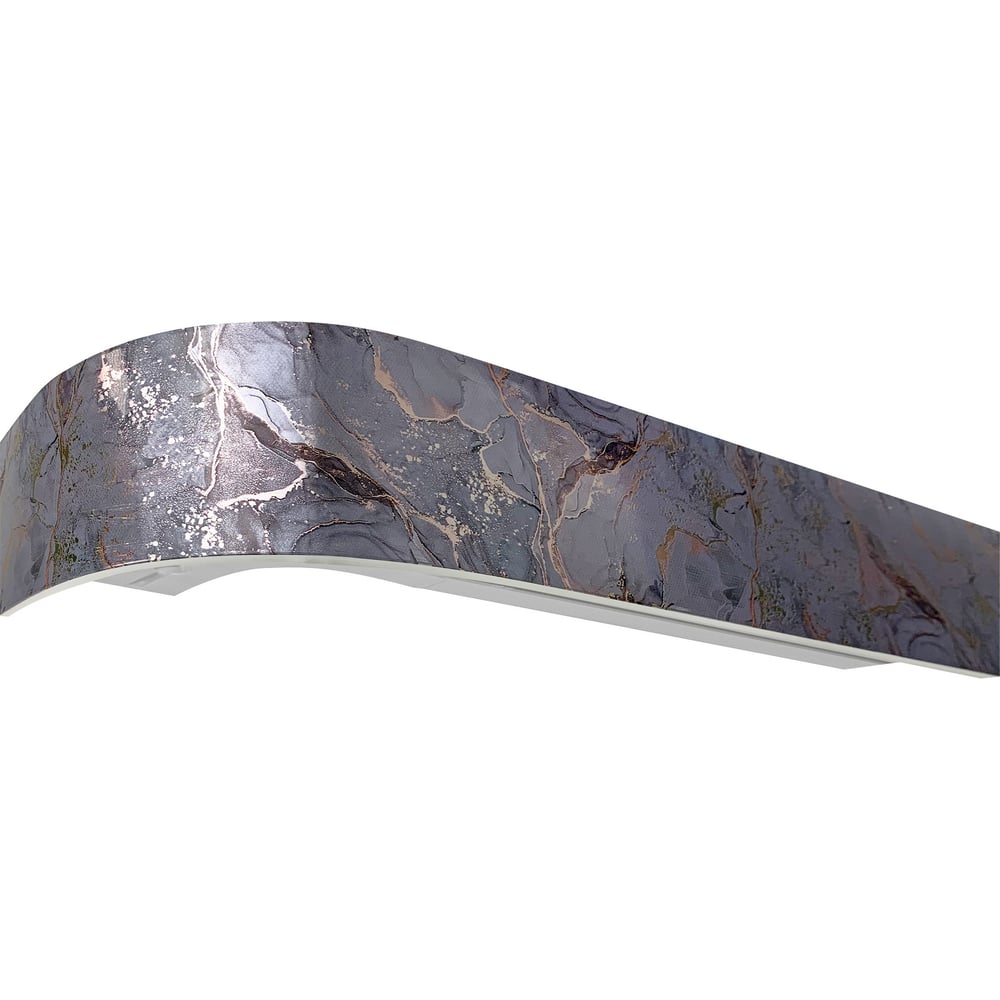 Изображение товара Карниз Эскар классика двухрядный потолочный 2,8 м белый