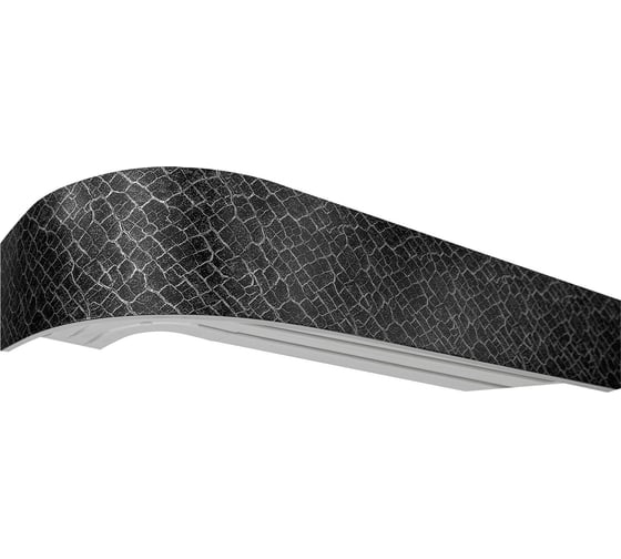 Изображение товара Карниз Эскар классика в сборе 3-х рядный, снейк серебро, 7 см, 2,8 м, 147450280