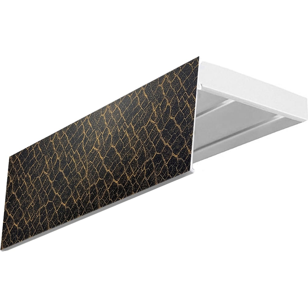 Изображение товара Карниз Эскар эконом+ двухрядный сборный бронзовый 2,4 м потолочный классика