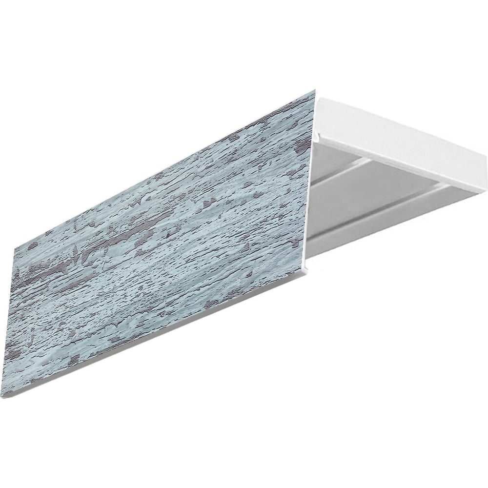 Изображение товара Карниз Эскар эконом+ 2-х рядный потолочный белый 2,6 м