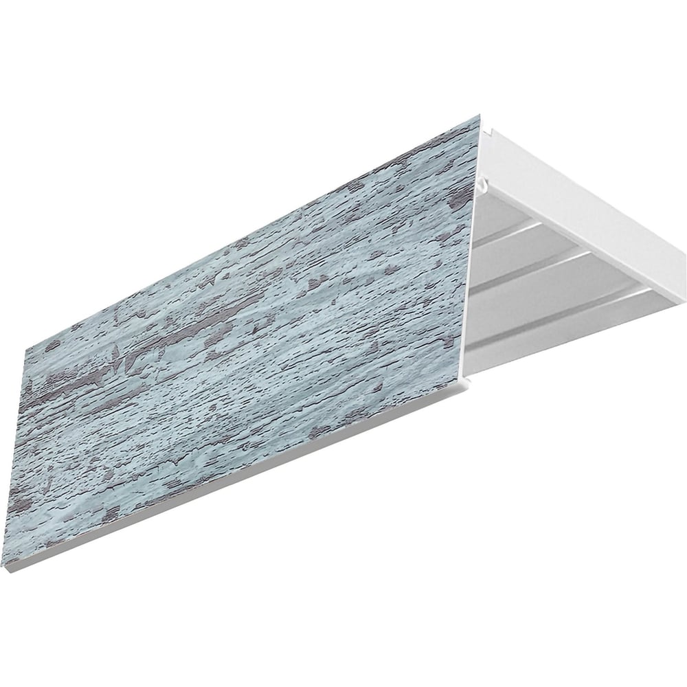 Изображение товара Карниз Эскар эконом+ 3-х рядный сборный белый 1,6м потолочный