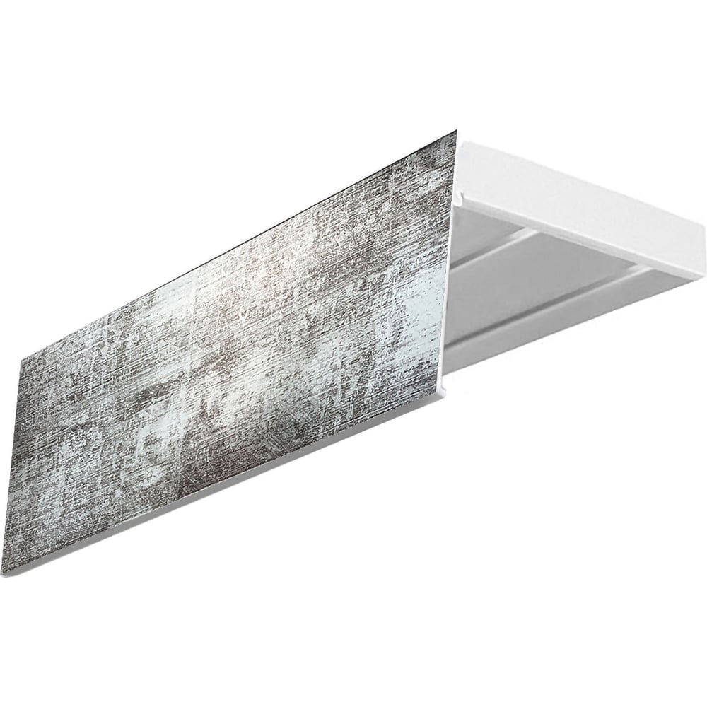 Изображение товара Карниз Эскар эконом+ 2-х рядный потолочный 2.6м белый