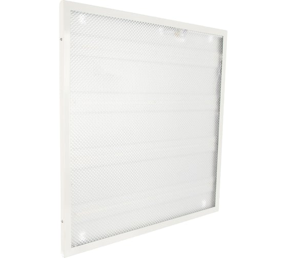 Изображение товара Светодиодный светильник ЭРА SPO-6-48-6K-P 4 595x595x19 48Вт 4200Лм 6500К IP40 призма с проводом Б0026955