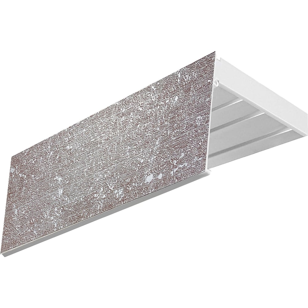 Изображение товара Карниз Эскар эконом+ 3-х рядный белый 2,4 м потолочный стиль классический