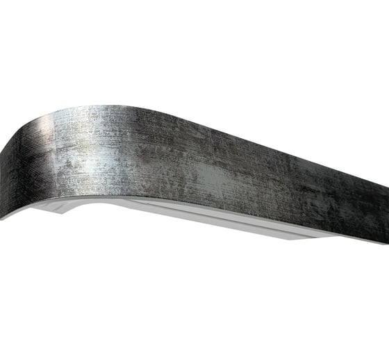 Изображение товара Карниз Эскар классика в сборе 3-х рядный, титан, 7 см, 1,8 м, 138450180