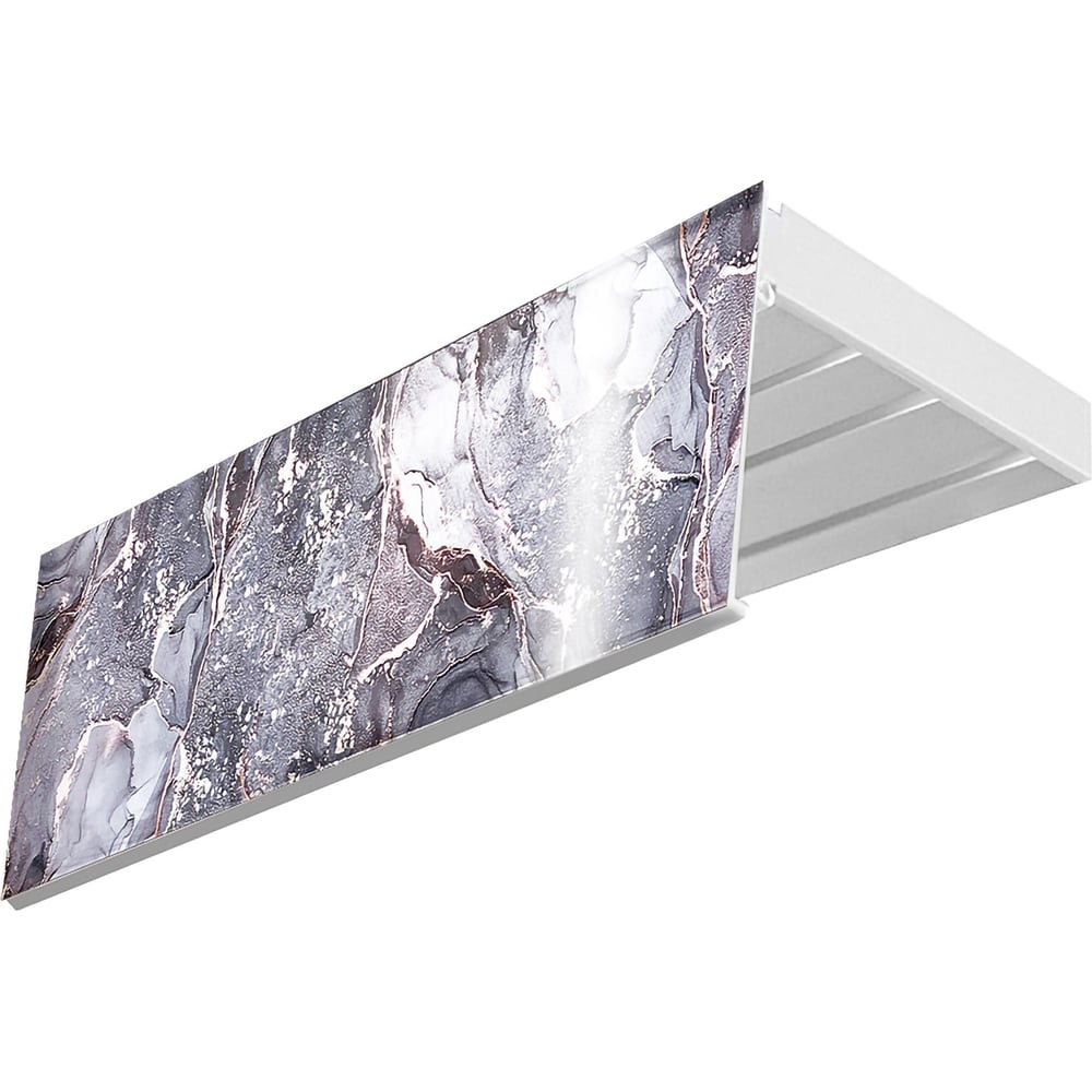 Изображение товара Карниз Эскар эконом+ трехрядный потолочный 2.4 м белый