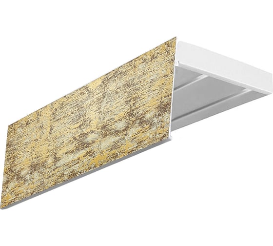 Изображение товара Карниз Эскар эконом+ в сборе 2-х рядный, сонора, 7 см, 2,0 м, 149420200