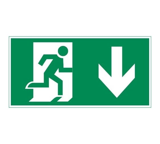 Изображение товара Пиктограмма VARTON "выход вниз" для quad V4-EM-00.0075.ADV-0005