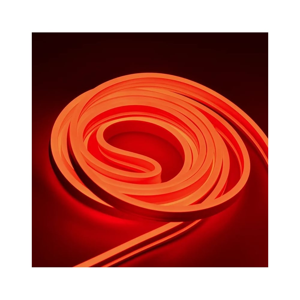 Изображение товара Комплект светодиодной подсветки "неон" IEK (лента led 5м lsr5-2835r120-8-ip65-220в + драйвер) LSR5-R-120-65-2-05-S0