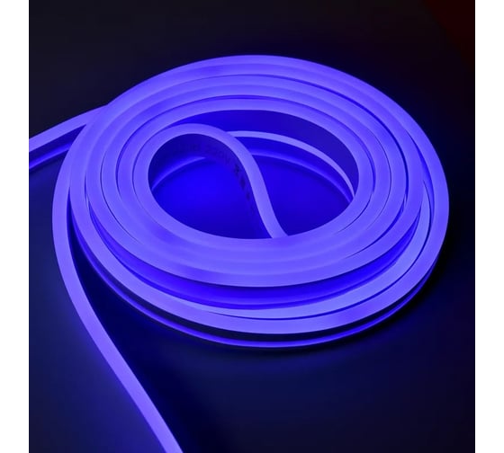 Изображение товара Комплект светодиодной подсветки "неон" IEK (лента led 10м lsr5-2835b120-8-ip65-220в + драйвер) LSR5-B-120-65-2-10-S0