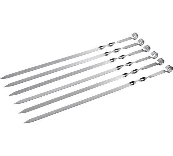 Изображение товара Набор плоских шампуров BOYSCOUT 600х15х2 мм, 6 шт. 61370